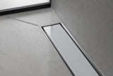 HANSGROHE RainDrain Match Duschrinne 600 mm mit höhenverstellbarem Rahmen, chrom
