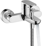 HANSGROHE Rebris S Einhebel-Wannenmischer Aufputz Chrom – Wandmontage, 2 Verbraucher, Temperaturbegrenzung