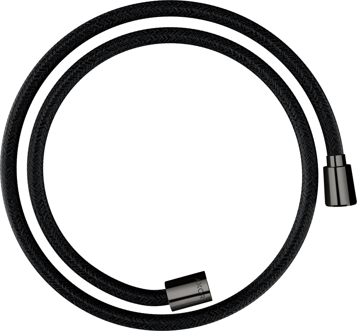 AXOR ShowerSolutions Textilbrauseschlauch 125 cm Chrom – recyceltes PET, drehwirbel- und knickgeschützt