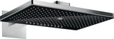 HANSGROHE Kopfbrause RAINMAKER SELECT 460 3jet 460x300mm schwarz/chrom – 3 Strahlarten, Antikalk, Wandmontage