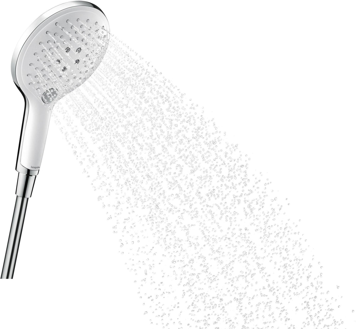 Hansgrohe Raindance Select S 150 3jet Handbrause DN 15 Chrom – 3 Strahlarten, Select-Taste, QuickClean