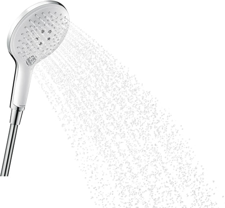 Hansgrohe Raindance Select S 150 3jet Handbrause DN 15 Chrom – 3 Strahlarten, Select-Taste, QuickClean