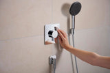 HANSGROHE Ecostat Comfort Q Thermostat UP Fertigset für 2 Verbraucher – Temperatur- und Volumensteuerung