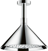 AXOR Kopfbrause 240 2jet von Hansgrohe – Chrom, Deckenmontage, Rain & RainAir