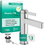 Hansgrohe Finoris Waschtischmischer 110 CoolStart mit Zugstangen-Ablaufgarnitur, Chrom
