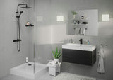 Hansgrohe AddStoris Doppelbadetuchhalter 648 mm Chrom – Wandmontage, Metall, verdeckte Befestigung