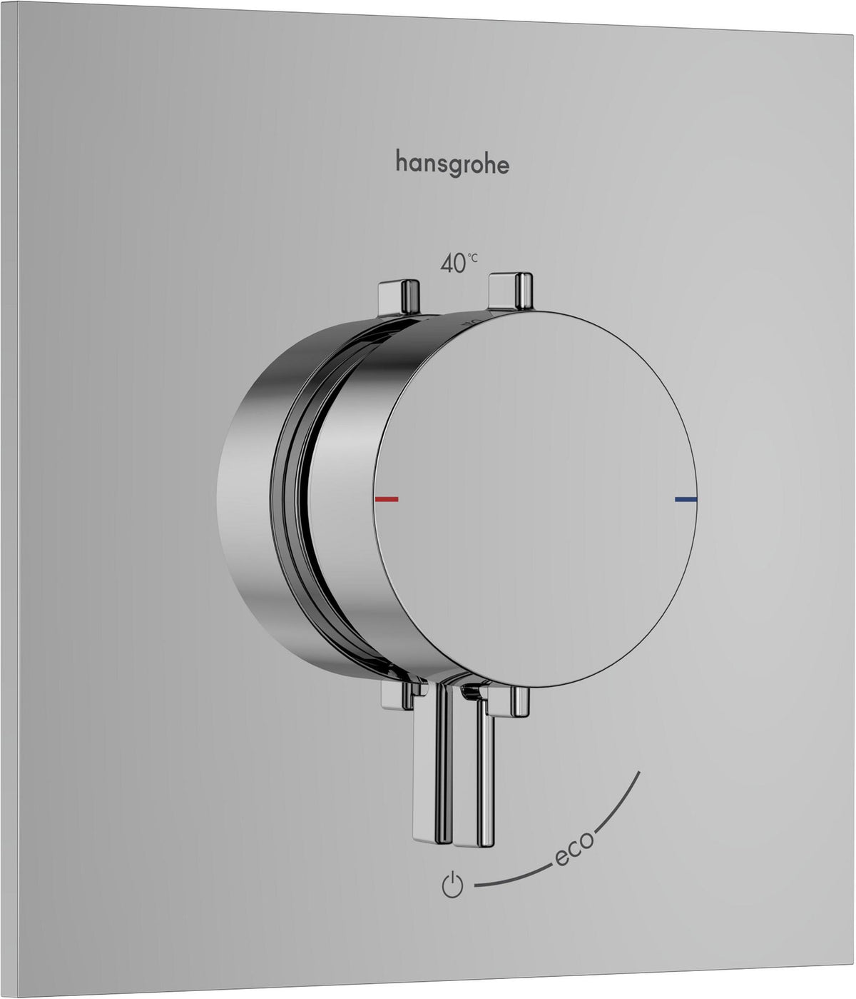 HANSGROHE Ecostat Comfort E Thermostat Unterputz Fertigset für 1 Verbraucher – Temperatur- und Volumensteuerung