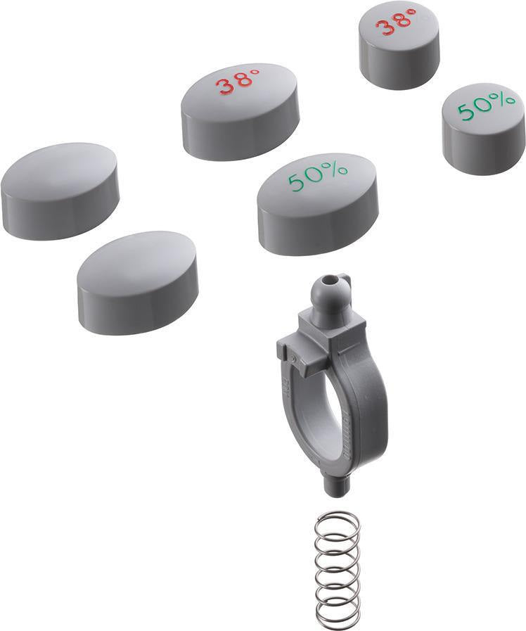 HANSGROHE HG Druckknopf-Set für Ecostat 1001 Thermostat AP – Grau, präzise Steuerung