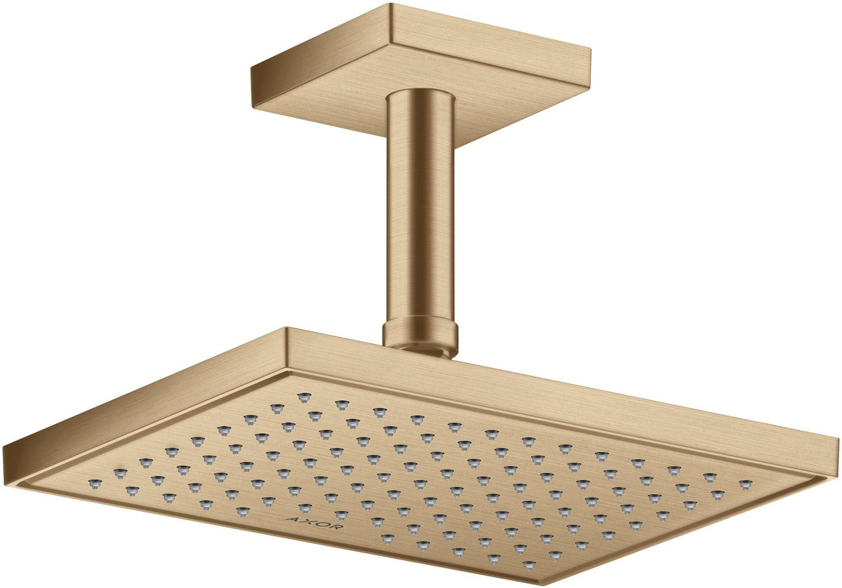 AXOR Kopfbrause 245 x 185 mm, 1 Jet, Chrom – Rain-Strahl für Wand- und Deckenmontage