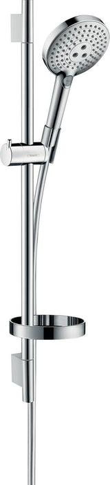 HANSGROHE Raindance Select S 120 3jet Brauseset EcoSmart mit Stange, Schlauch & Seifenschale in Chrom