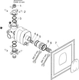 AXOR STARCK Grundkörper DN 20 12x12 – Thermostat-Einbaukörper für ShowerSolutions