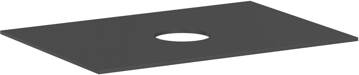 HANSGROHE Xevolos E Konsole 780 mm, Ausschnitt mittig, ohne Hahnloch, MDF matt