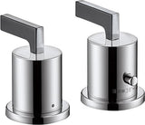 AXOR Citterio 2-Loch-Wannenrandarmatur mit Thermostat, Chrom, DN 15, 2 Verbraucher