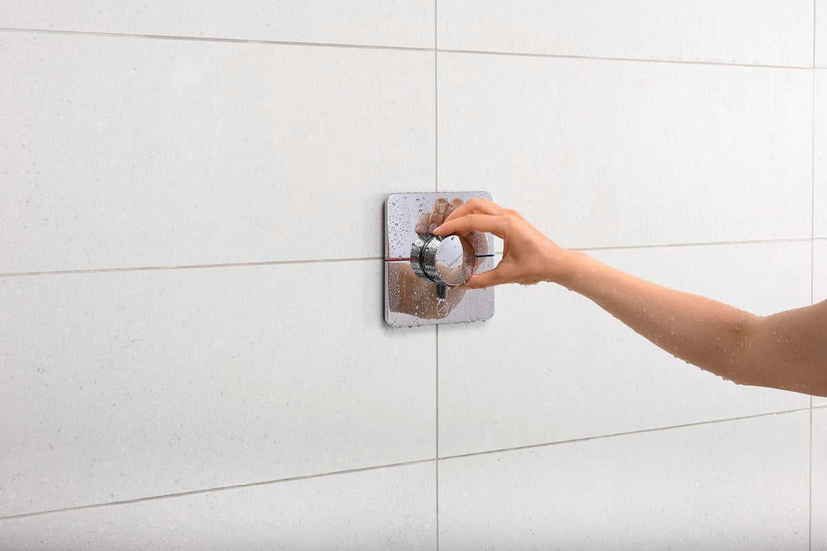 HANSGROHE ShowerSelect Comfort Q Thermostat UP Chrom – 2 Verbraucher, Select-Tasten, Mengensteuerung