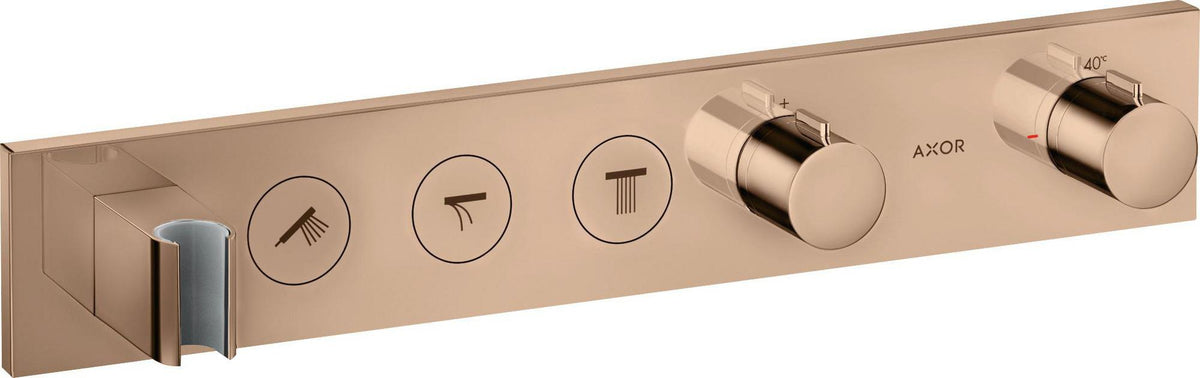 AXOR ShowerSolutions Select Thermostatmodul 530/90 Chrom – 3 Verbraucher, gleichzeitige Nutzung