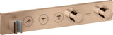 AXOR ShowerSolutions Select Thermostatmodul 530/90 Chrom – 3 Verbraucher, gleichzeitige Nutzung