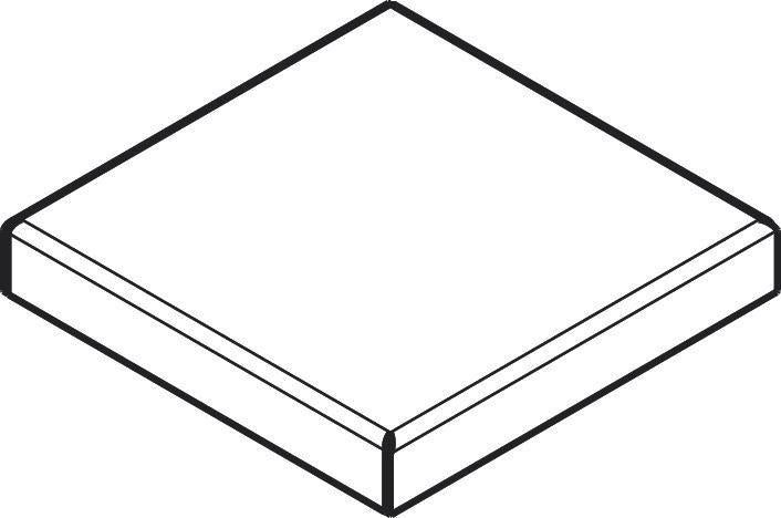 HANSGROHE Gitterrost RainDrain Brill. 10x10 mattschwarz – Passgenauer Ersatz für RainDrain Abläufe