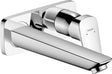 HANSGROHE Logis Einhebel-Waschtischmischer Unterputz DN 15 mit 195 mm Auslauf in Chrom
