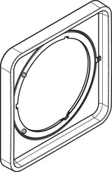 AXOR ShowerSelect ID Verlängerungsrosette 5 mm softsquare in Chrom – 170 x 170 mm