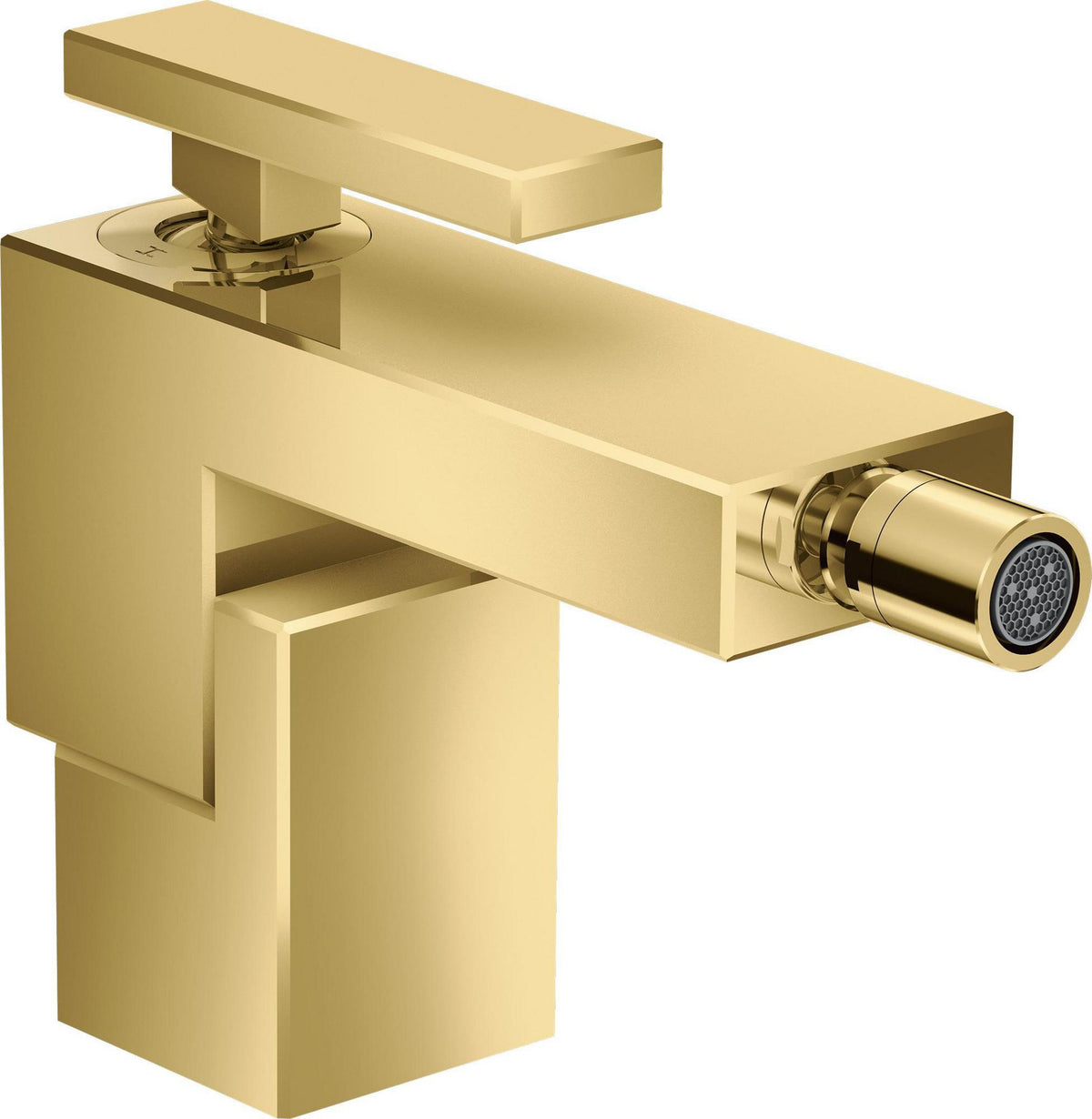 AXOR Edge Einhebel-Bidetmischer Chrom mit Push-Open Ablaufgarnitur