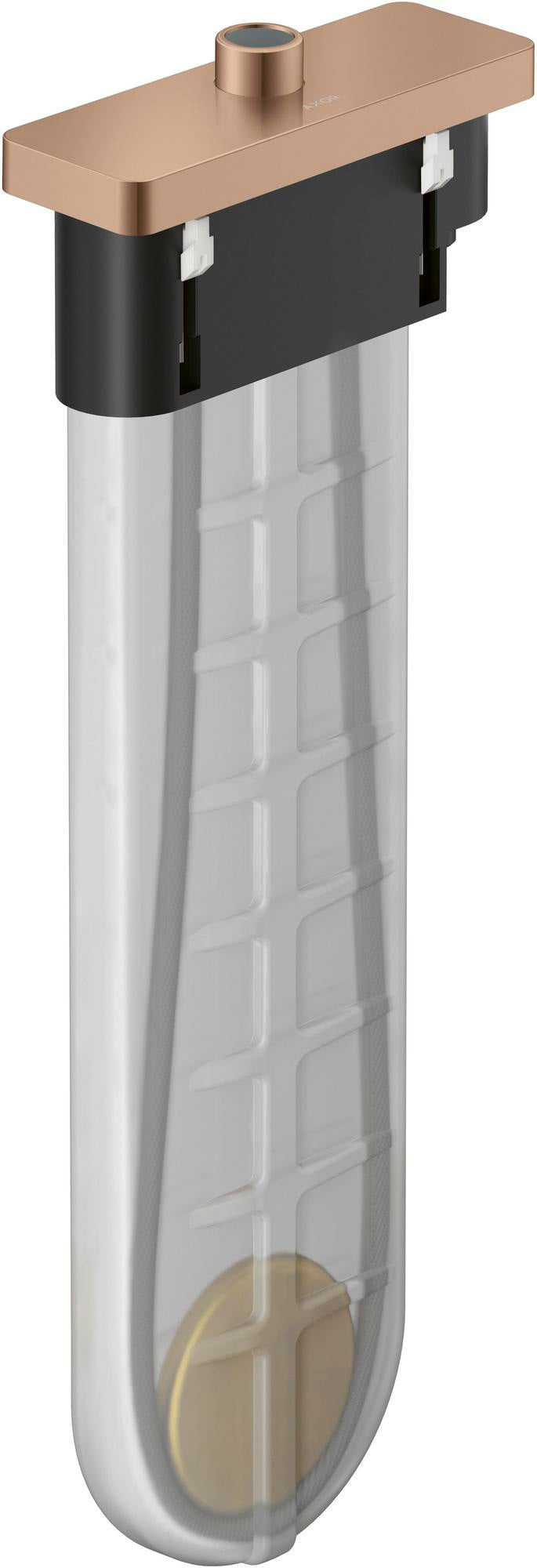 AXOR Citterio C Fertigset softsquare Chrom – sBox Schlauchbox für Wannen- und Fliesenrand
