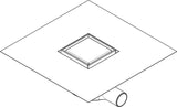 HANSGROHE RainDrain Brilliance Punktablauf Komplettset 150x150 mm mattschwarz
