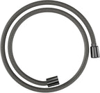 schwarz / brushed black chrome