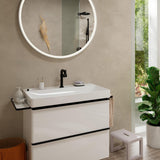 Hansgrohe Tecturis S Fine ComfortZone 150 Einhebel-Waschtischmischer mit Push-Open-Ablaufgarnitur, chrom