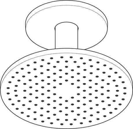 AXOR Kopfbrause 250 1jet PowderRain Deckenmontage Chrom von Hansgrohe