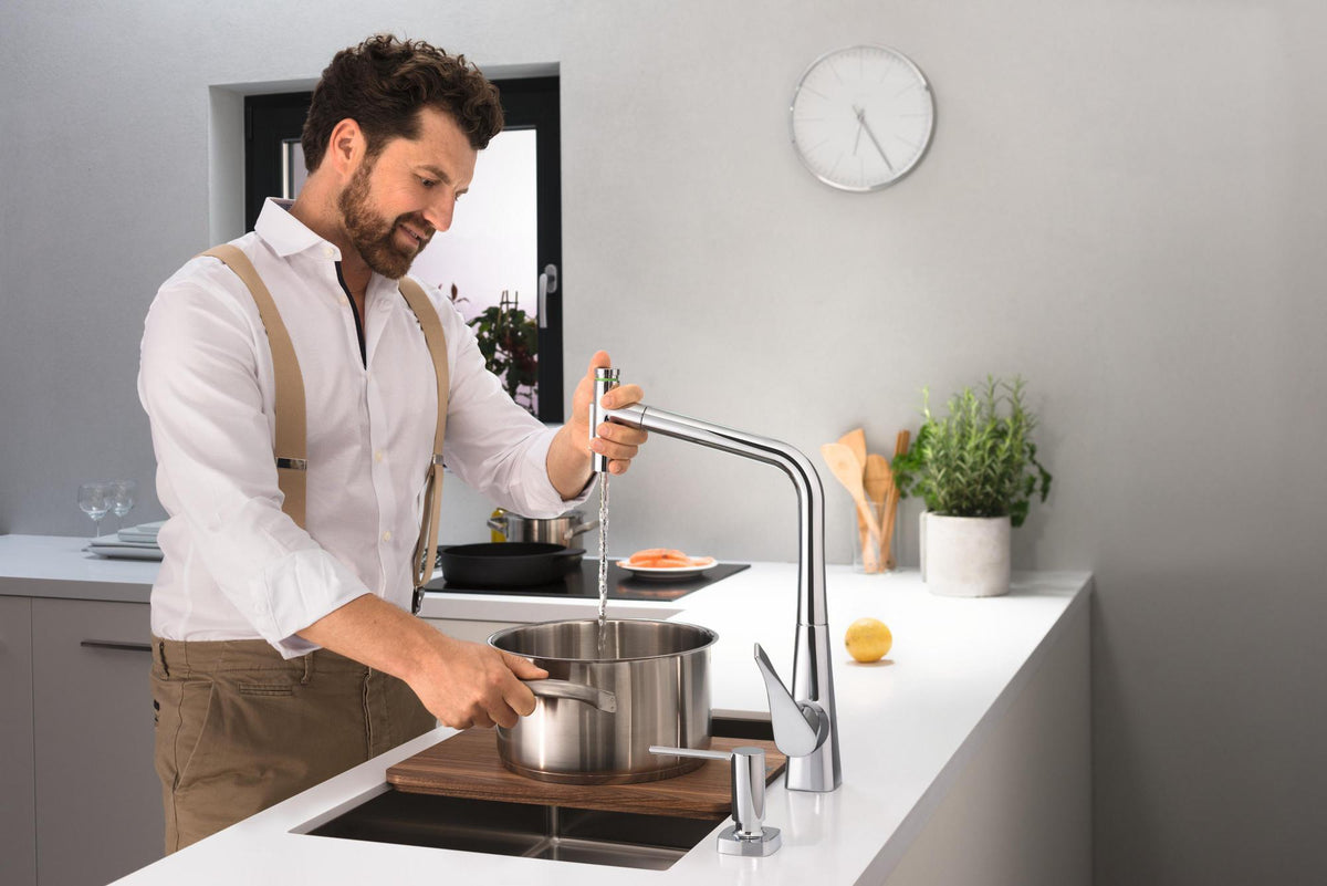 HANSGROHE HG Spültischmischer 320 Select 2jet sBox Ausziehbrause M7117-H320 chrom