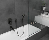 Hansgrohe FixFit Square Schlauchanschluss mit Rückflussverhinderer, chrom