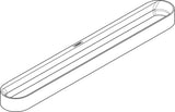 HANSGROHE WallStoris Handtuchhalter 581 mm mattschwarz – Wandmontage zum Kleben oder Bohren