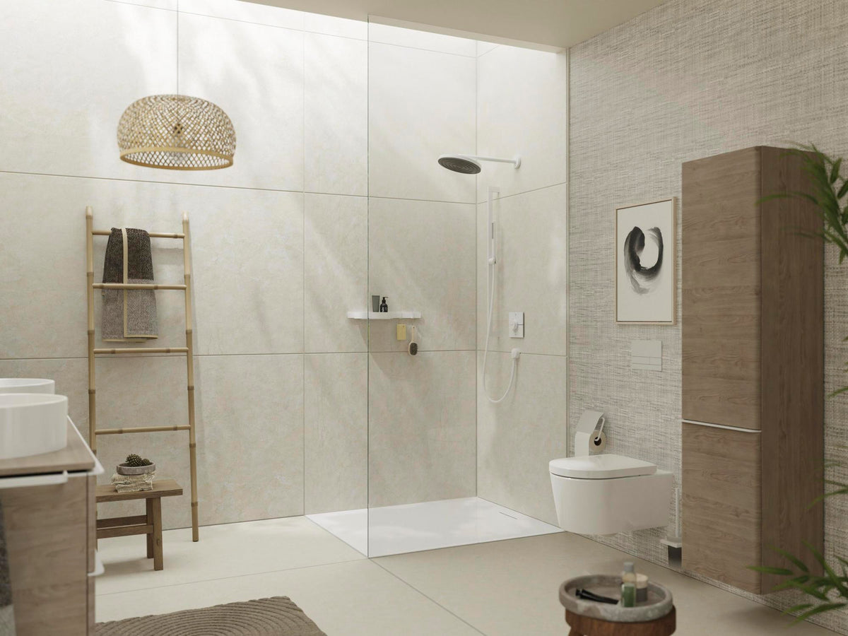 Hansgrohe WallStoris Wandleiste 700 mm mattschwarz – Flexibel kleben oder bohren