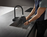 Hansgrohe HG Spültischmischer 170 Aquno Select M81 mit Ausziehbrause 3jet Chrom