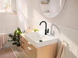 Hansgrohe Rebris S 210 Einhebel-Waschtischmischer mit Schwenkkopf und Zugstangen-Ablaufgarnitur, Chrom