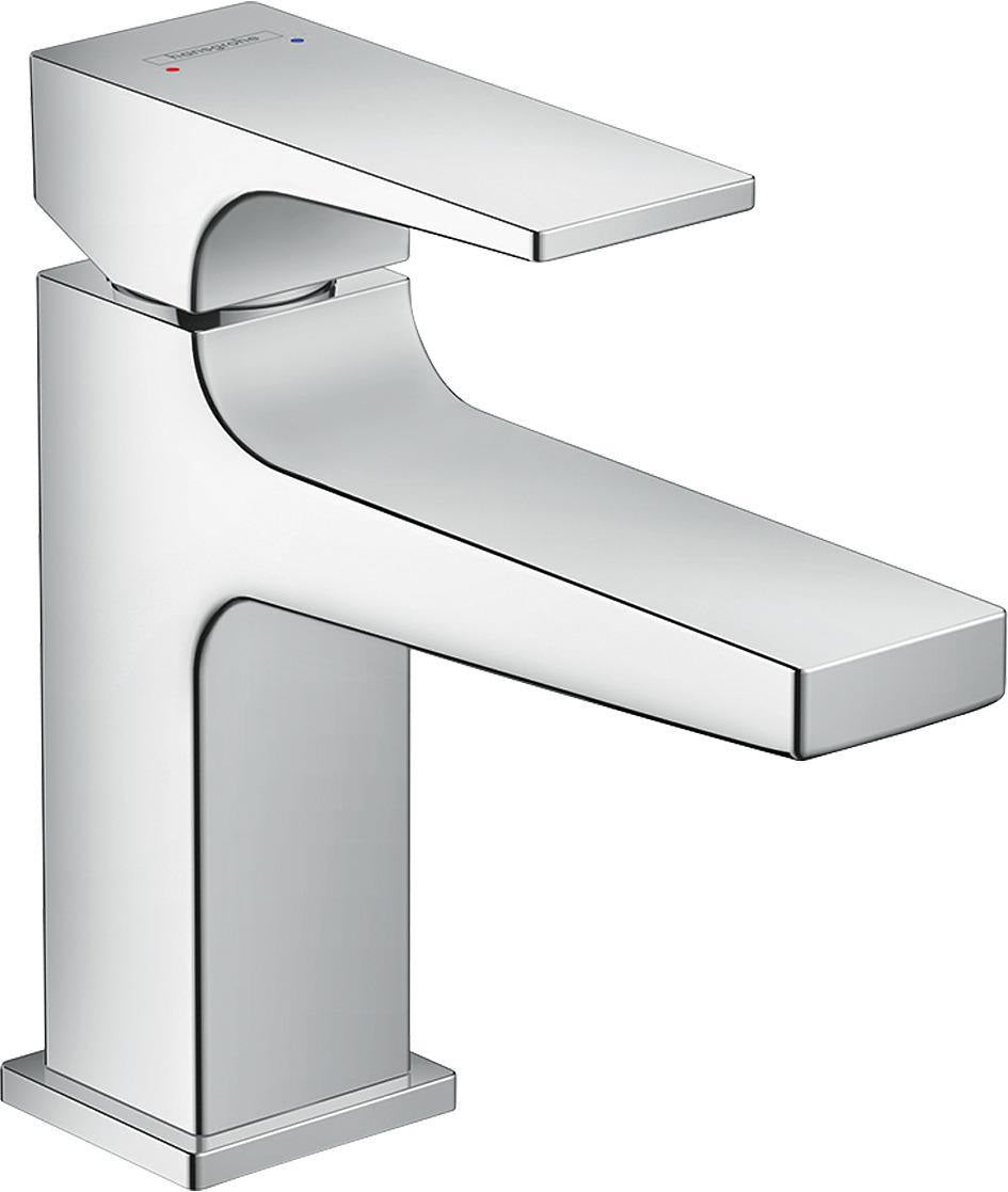 HANSGROHE Metropol Einhebel-Waschtischmischer 100 mit Push-Open Ablaufgarnitur, chrom