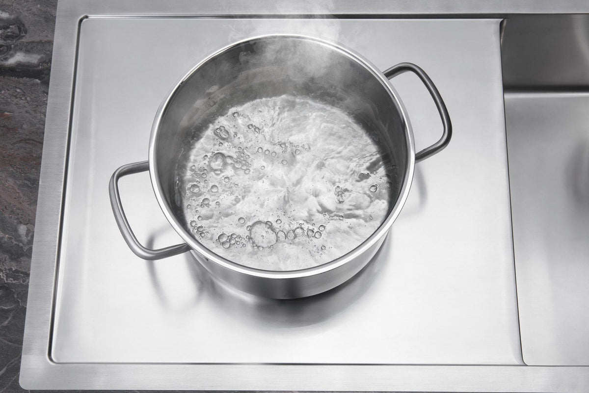 HANSGROHE S71 Einbauspüle 450 mit Abtropffläche, Edelstahl, Becken rechts