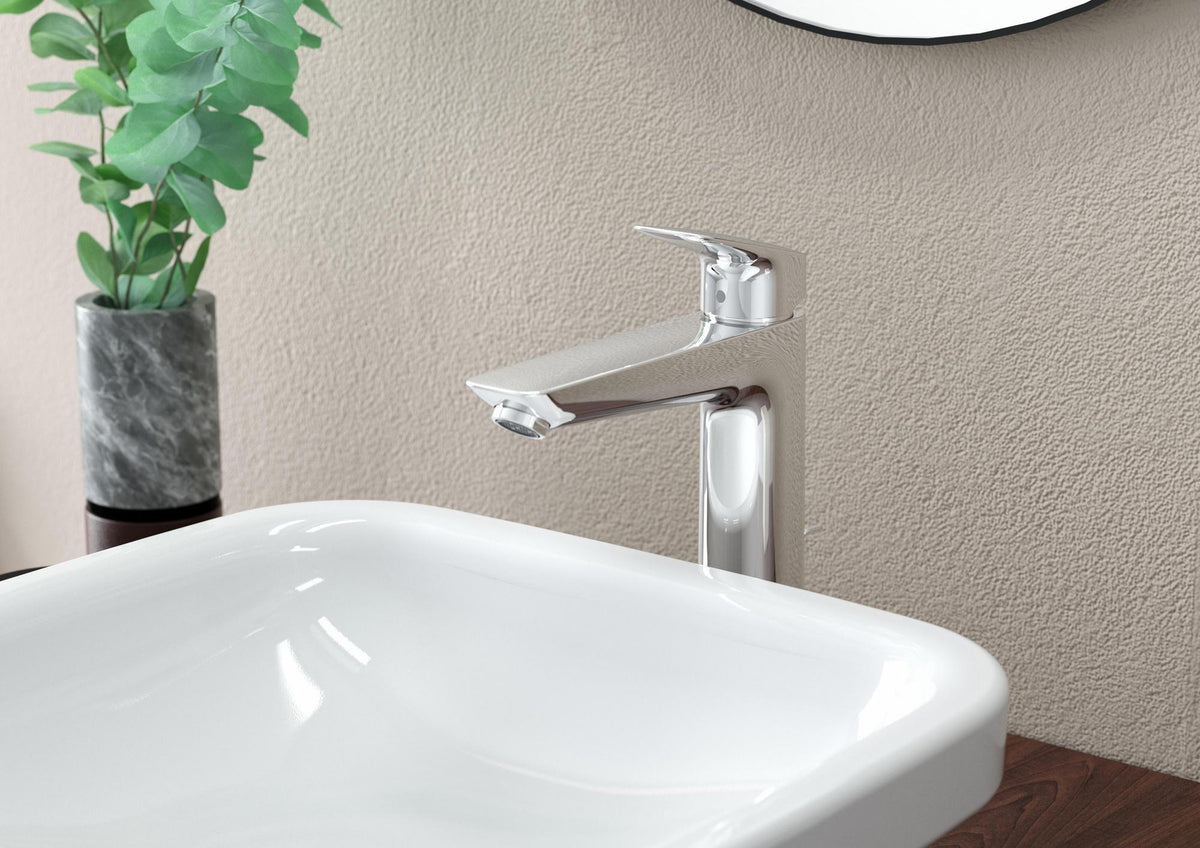 HANSGROHE Logis Einhebel-Waschtischmischer 190 DN 15 mit Zugstangen-Ablaufgarnitur chrom