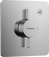 Hansgrohe DuoTurn Q Unterputz-Mischer 1 Verbraucher Chrom – Thermostatische Temperaturregelung
