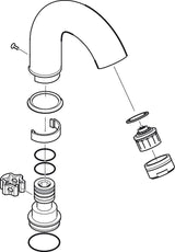 AXOR Griff Axor Steel 2 WT-Armatur Wd-Mo 2l von Hansgrohe – Hochwertiger Ersatzgriff