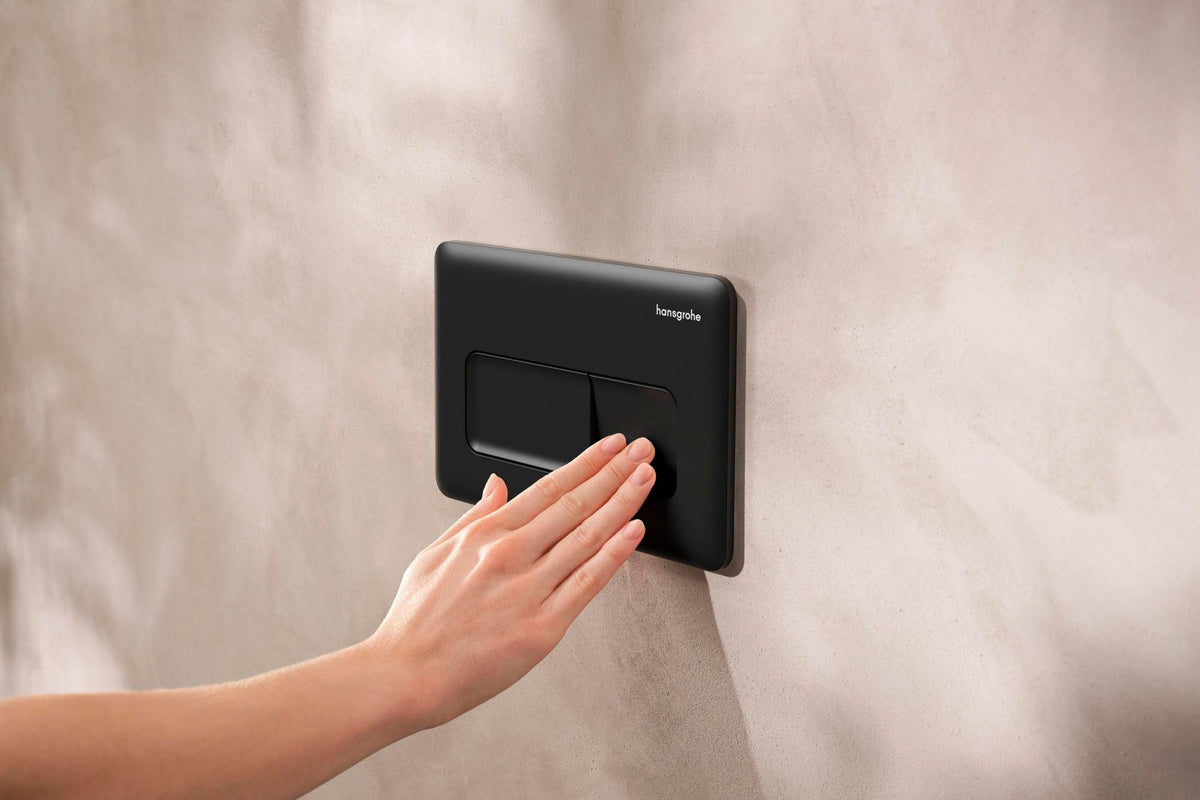 Hansgrohe iFrame Original Q Betätigungsplatte mit 2-Mengen-Spülung in Chrom