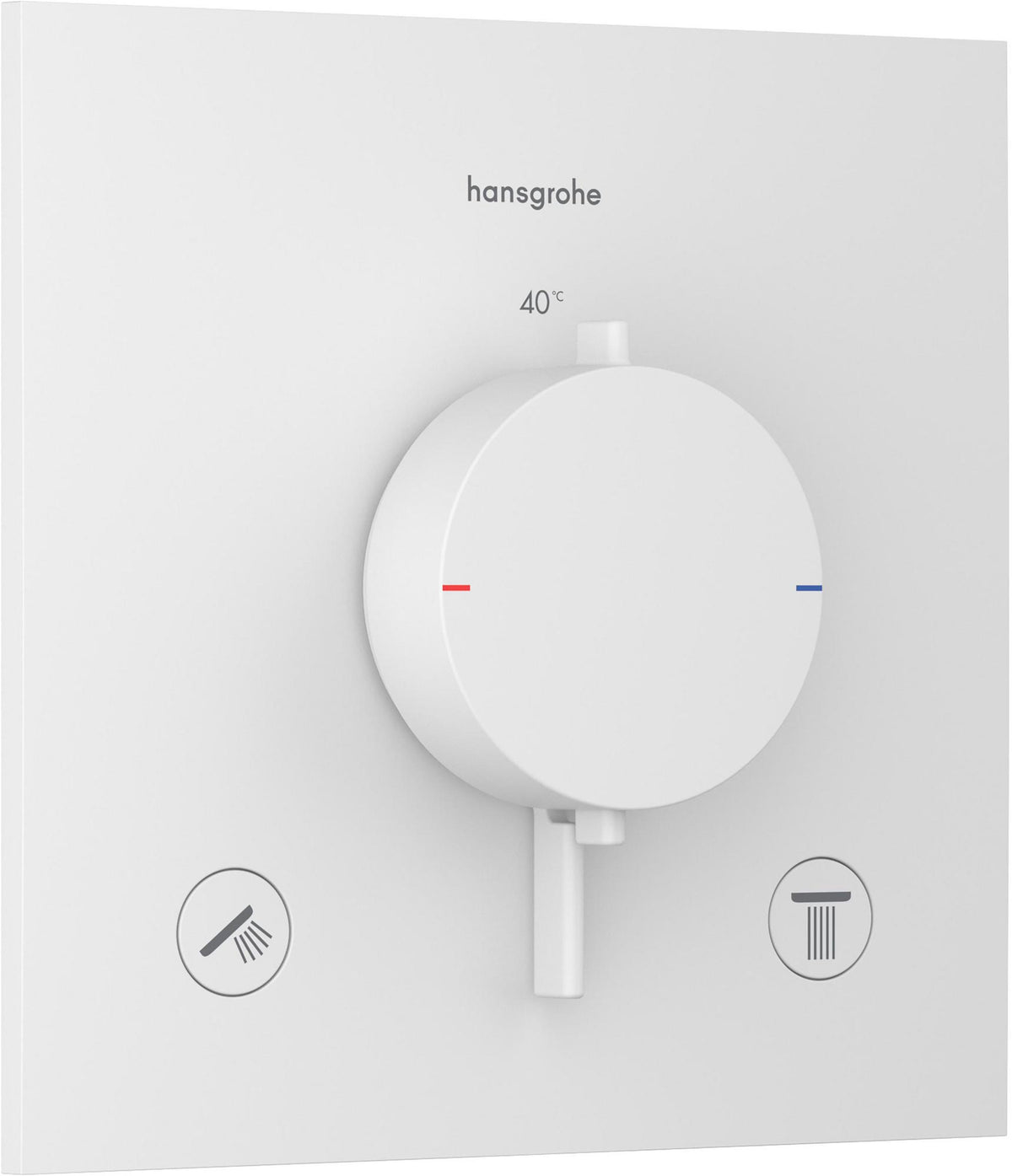 HANSGROHE Ecostat Comfort E Thermostat Fertigset für 2 Verbraucher – BBC, iBox universal 2