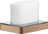 AXOR Universal Softsquare Zahnputzbecher Wandmontage Chrom von Hansgrohe