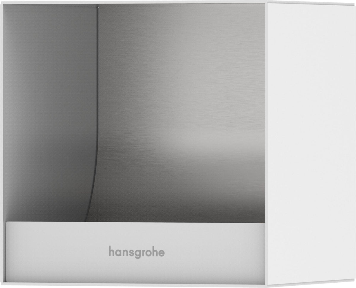HANSGROHE XtraStoris Original WC-Papierhalter 150x150x140mm mattweiß – rahmenloses Design
