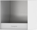 HANSGROHE XtraStoris Original WC-Papierhalter 150x150x140mm mattweiß – rahmenloses Design