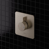 AXOR Citterio C Brausemischer UP für 2 Verbraucher, Chrom, quadratisch, thermostatisch