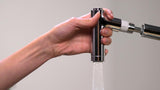 HANSGROHE Metris M71 Einhebel-Küchenmischer DN 15 mit Ausziehbrause, ComfortZone 320, Chrom