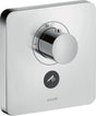 AXOR ShowerSelect Soft Highflow Thermostatbatterie für 1 Verbraucher – Chrom, quadratisch, Select-Button