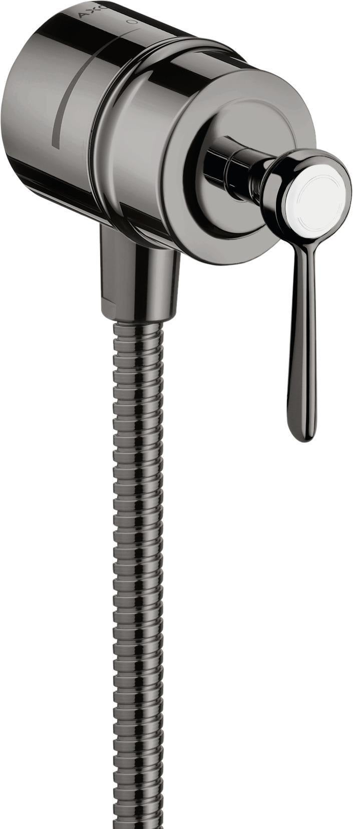 AXOR Montreux FIXFIT STOP DN 15 Schlauchanschluss mit Absperrventil und Hebelgriff, Chrom