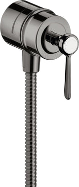 AXOR Montreux FIXFIT STOP DN 15 Schlauchanschluss mit Absperrventil und Hebelgriff, Chrom